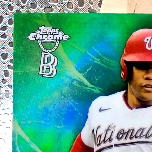 2021 Topps Chrome BEN BALLER Juan Soto Icy Insert Baseball Card # 1-4 - Picture 5 of 7